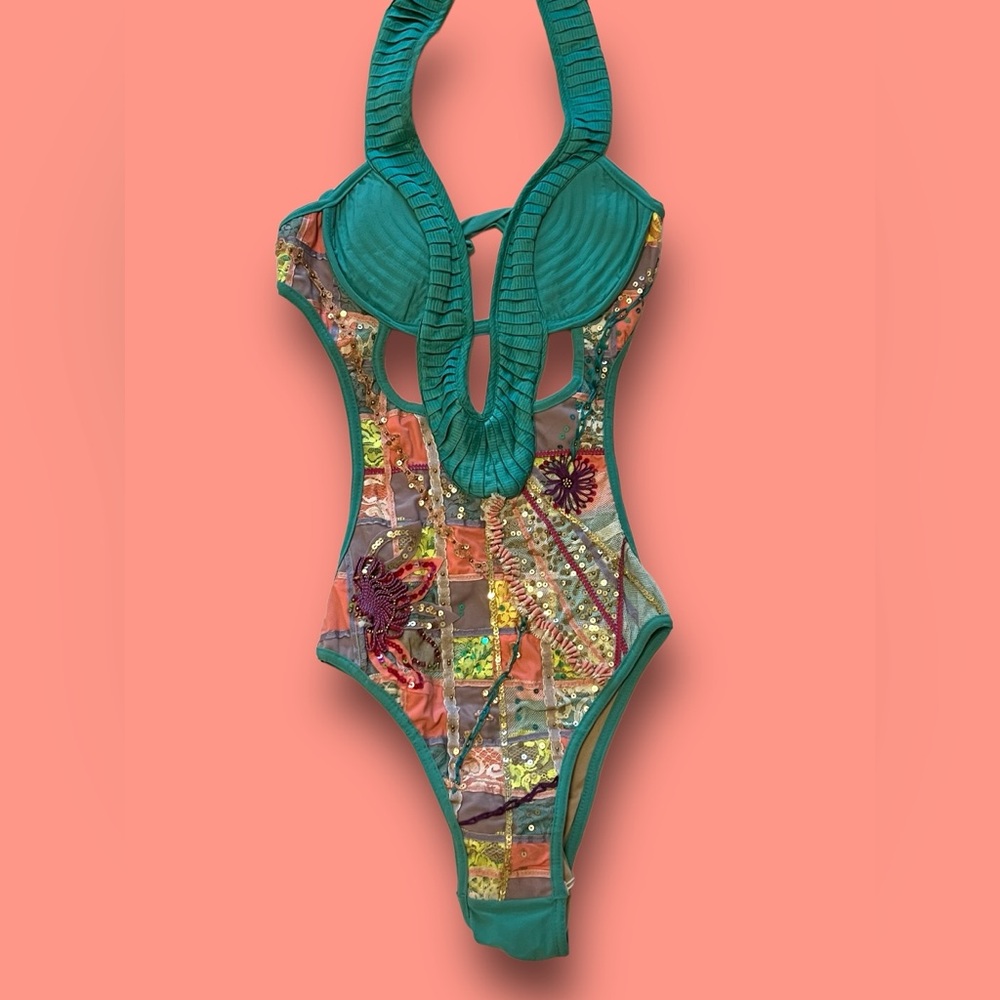 Rosa Cha NWT Quilted Monokini